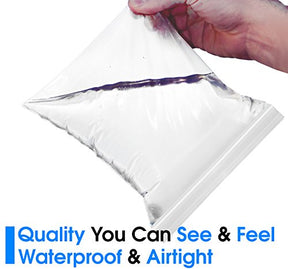 10x13 500 Count Resealable Plastic Bags Poly Bag Packaging Clothes