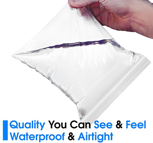10x12 500 Count Resealable Plastic Bags Poly Bag Packaging Clothes