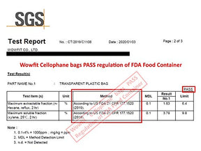 6x9 Inches 100 Count Clear Cellophane Plastic Bags T Shirt Bags