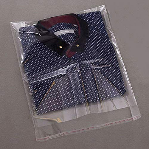 9x12 200 Pcs Cellophane Bags Resealable Plastic Bags Packaging Clothing