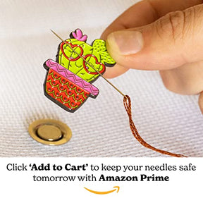 4 Pack Magnetic Needle Minder For Cross Stitch Needle Keepers For Sewing