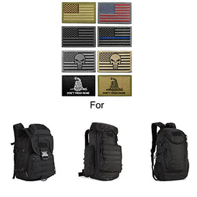 8 Pieces Tactical American Flag Military Patch Set Velcro Patches