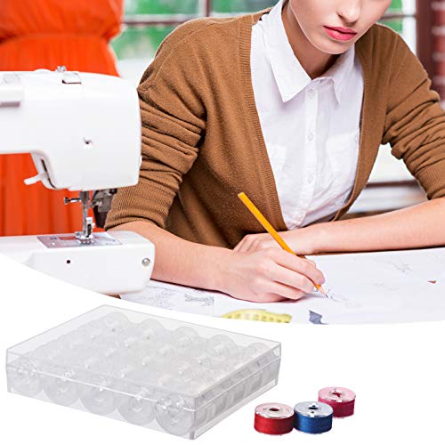 25 Pcs Bobbins For Sewing Machine Sa156 Bobbins With Case