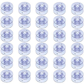 50 Pack Style Sa156 Sewing Machine Bobbins Plastic Bobbins
