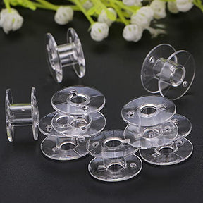 30 Pack Style Sa156 Sewing Machine Bobbins Plastic Bobbins