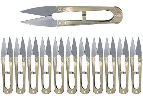 12Pcs Quick Sharp Clipper Thread Clippers Trimming Scissors