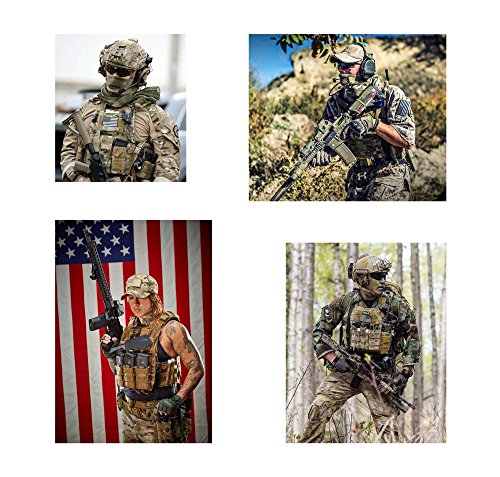 Gold Border Tactical Patches USA Flag With Hook And Loop For Military Uniform