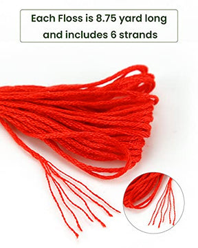 50 Colors Embroidery Floss Friendship Bracelets String With 12 Pcs Bobbins