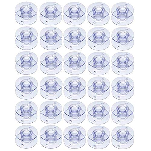 30 Pack High Quality Plastic Sewing Machine Bobbins