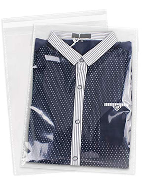 10x13 200 Pack Resealable Plastic Bags Plastic Shirt Bags