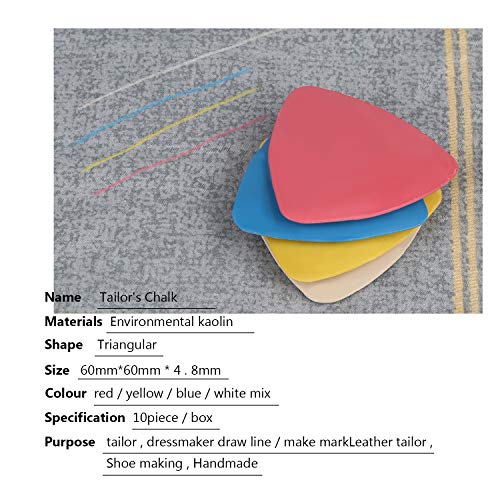 4 Pcs Fabric Marking Pens With 4 Refills 10 Tailor’s Chalk & 3 Sewing Fabric Pencils