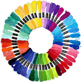 50 Skeins Pack Embroidery Floss Cross Stitch Threads Crafts Floss