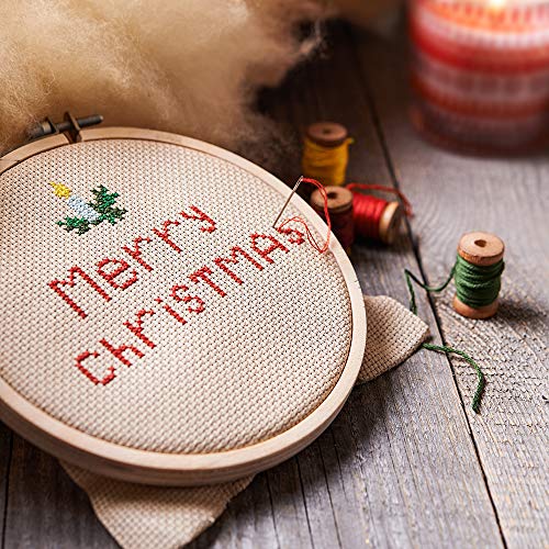 5 Inch Wooden Round Embroidery Hoops Bamboo Circle Cross Stitch Hoop