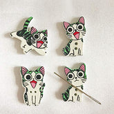 Kitten Needle Minder Magnet Needle Keeper For Embroidery Cross Stitch