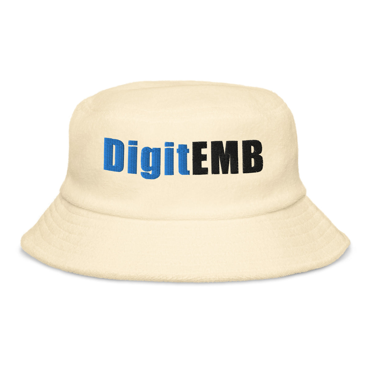 Unstructured Terry Cloth Bucket Hat