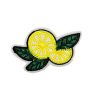 Tangy and Rich Citrus Sliced Lemon Embroidery Patch