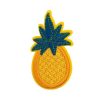 Bright Color Rich Flavor Pineapple Fruit Embroidery Patch