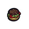 Mouthwatering Cheese Hamburger Embroidery Patch