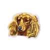 Brown English Cocker Spaniels Dog Embroidery Patch