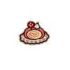 Sweet Strawberry Cake Delight Embroidery Patch