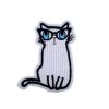 Cute Grey Kitten Cat Embroidery Patch
