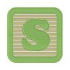 Letter S Embroidery Design