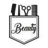 Beauty Hair Styling Kit Silhouette Embroidery Design