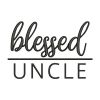 Blessed Uncle Calligraphy Embroidery Design
