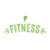 Bolt Fitness Calligraphy Embroidery Design