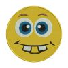 Buck Teeth Diastema Yellow Smiley Emoji Embroidery Design