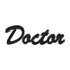 Captivating Doctor Calligraphy Embroidery Design