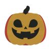 Classic Jack-o Lantern Face Pumpkin Halloween Embroidery Design