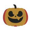 Creepy Jack o Lantern Face Pumpkin Halloween Embroidery Design