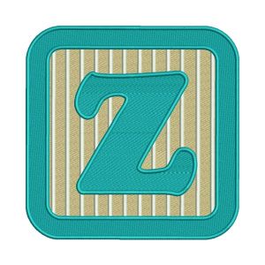 Letter Z Embroidery Design