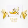 Delightful Half Peeled Banana Vector Art