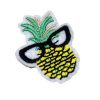 Funky Eyeglass Wearing Pineapple Fruit Embroidery Patch