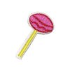 Sweet Pink Lollipop Candy Embroidery Patch