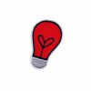 Exotic Red Bulb Embroidery Patch