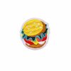 Palatable Fast Food Cheese Hamburger Embroidery Patch
