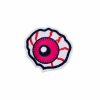 Red Veiny Pink Eyeball Embroidery Patch