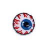 Red Veiny Bloodshot Blue Eyes Embroidery Patch