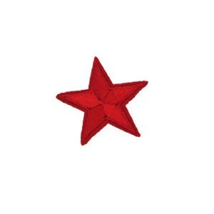 Magnificent Five Pointed Red Star Embroidery Patch