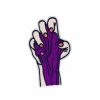 Hand Grabbing Purple Rag Embroidery Patch