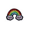 Kawaii Clouds Colorful Rainbow Beads Embroidery Patch