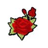 Charming Rosa Ingrid Bergman Flowers Embroidery Patch