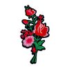 Dazzling Pink and Red Rose Bale Flower Embroidery Patch