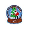 Christmas Santa Claus Tree Snow Globe Embroidery Patch
