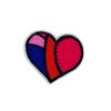 Exotic Multi Colored Heart Embroidery Patch