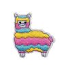 Enchanting Pastel Color Sheep Fur Embroidery Patch
