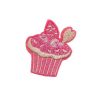 Exquisite Pink Cupcake Sweet Embroidery Patch